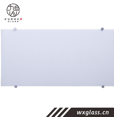 Magnetic Glass Dry Erase Board, 90x120cm, Mirror Clip Mounting