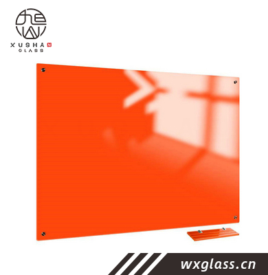 Magnetic Glassboard Canary Orange 180x120 cm