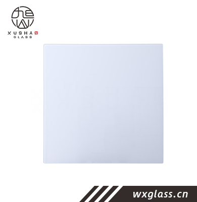 Glass Dry Erase Board, 45 x 45 cm, White Magnetic Surface, Frameless